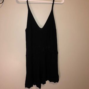 Kendall&Kylie Black Knit Romper